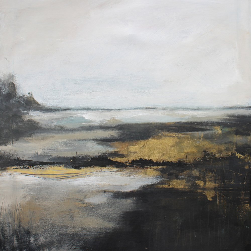 Golden Marsh Horizon af Anna-Karin Bergius