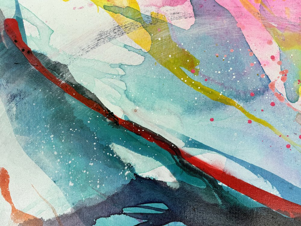 Levende, flydende farver af Anna Viklund