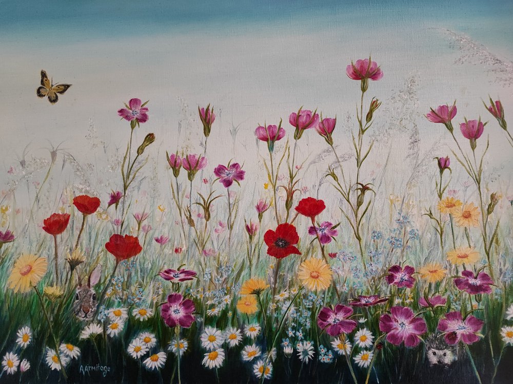 Venner fra Blooming Meadow af Annette Armitage