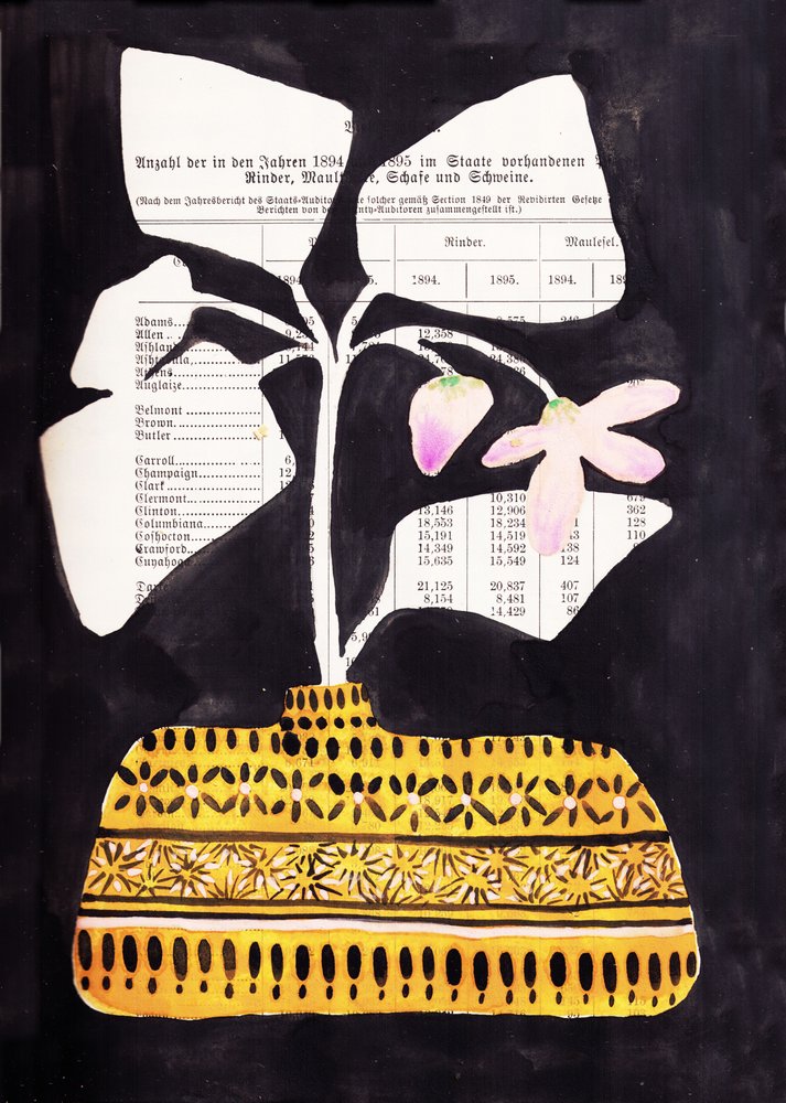 Mønstret vase – Bloom af Annick