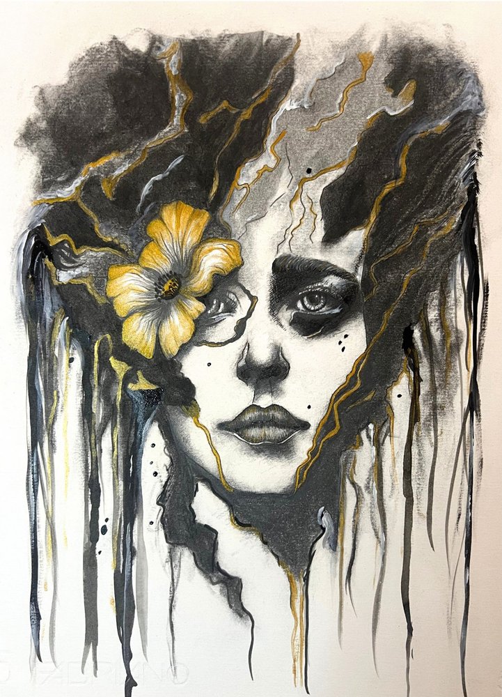 Portræt af Golden Bloom af Augustus Caelthorne