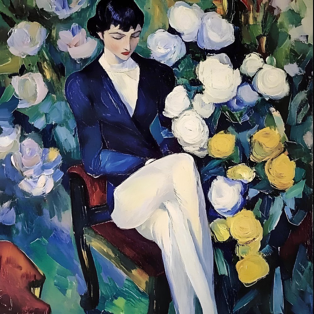 Den elegante kvindes have af Avanesova Elena