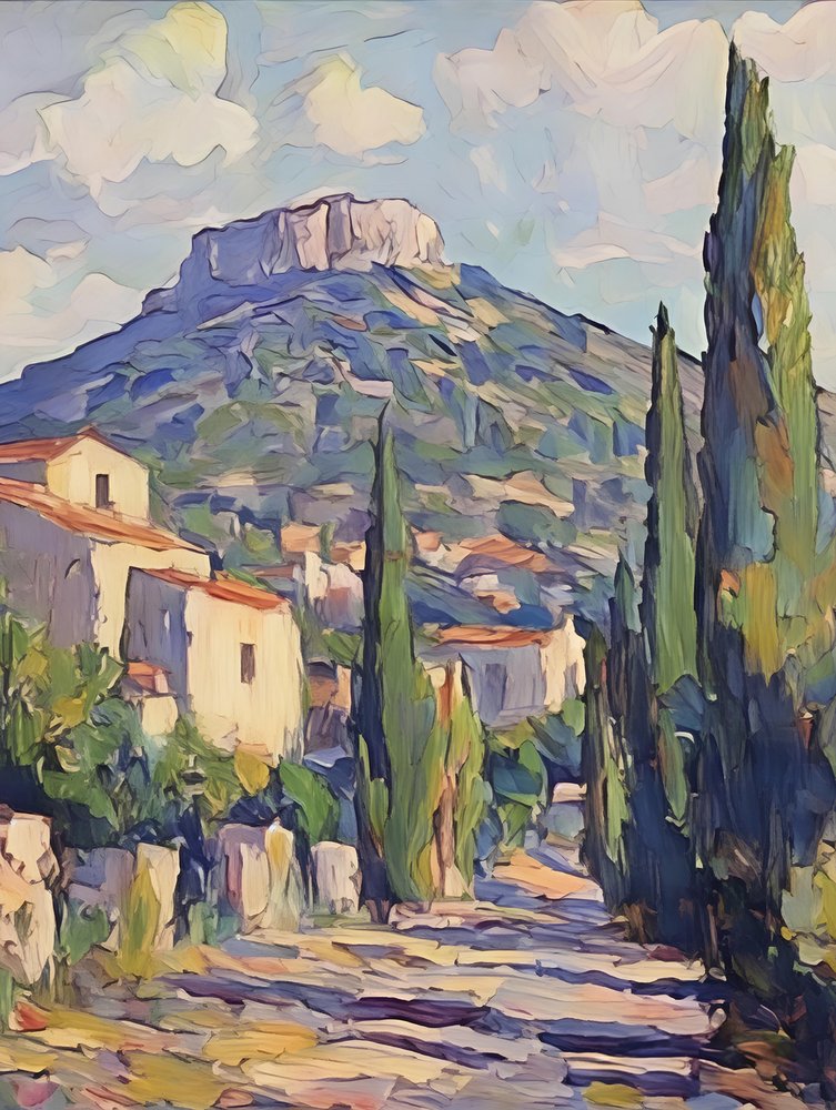 Mountain Village Cypress Path af Avanesova Elena