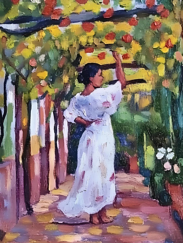 Sommerhave-damen af Avanesova Elena