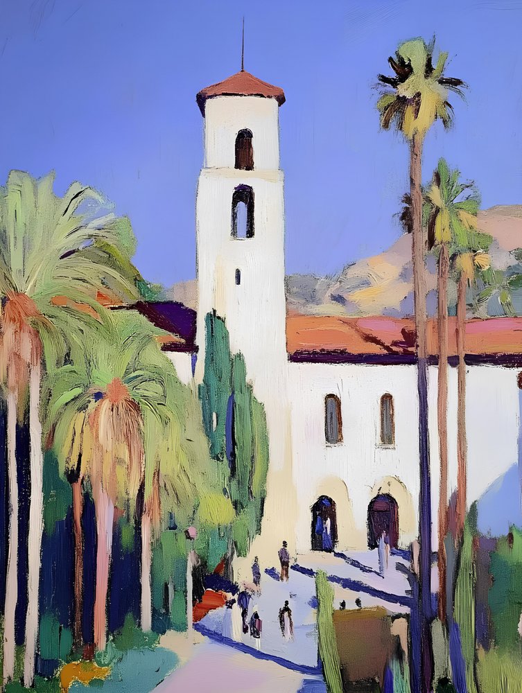 Solrige Mission Palms af Avanesova Elena