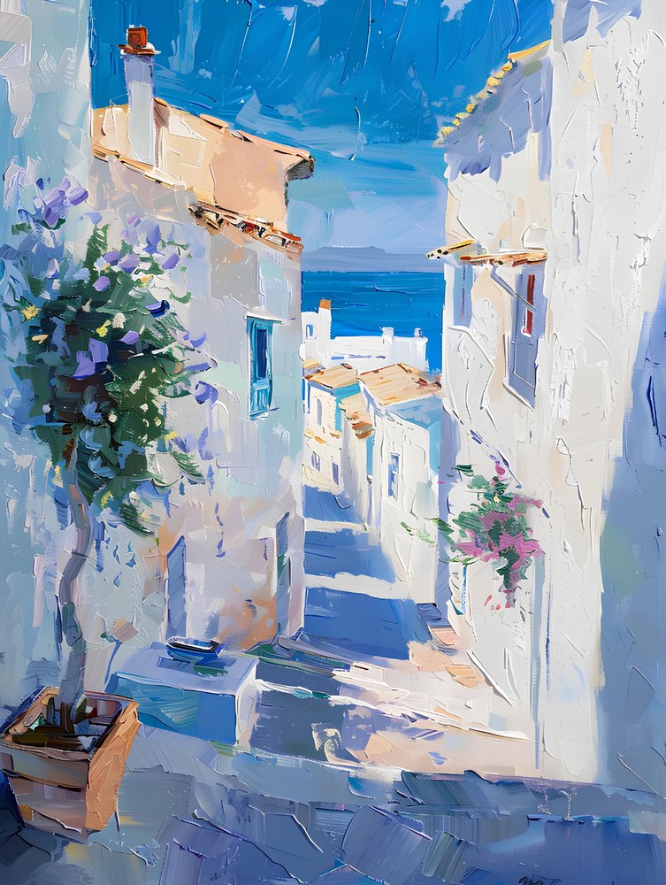 Sunny Village i Street View af Avanesova Elena