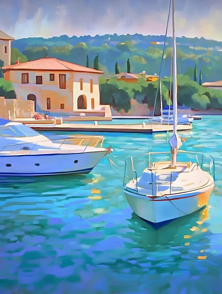 Turquoise Harbor-både af Avanesova Elena