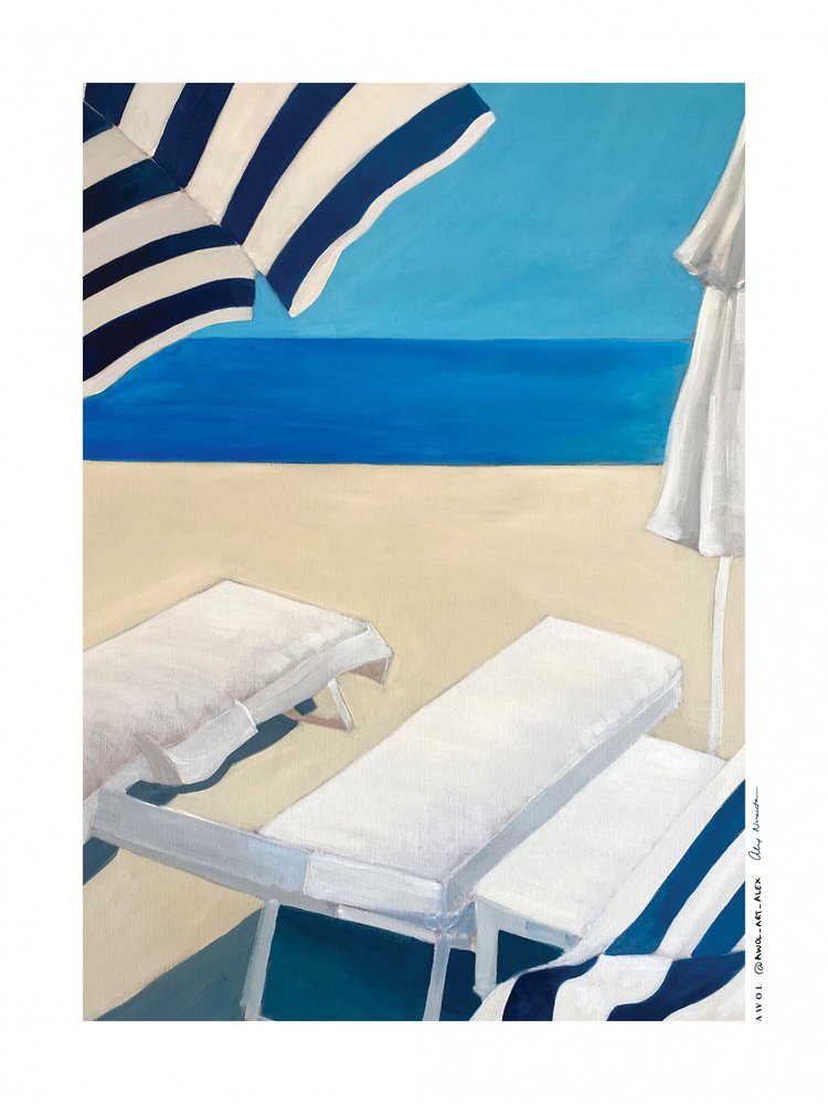 Sommerferie ved stranden af Awol Art Alex
