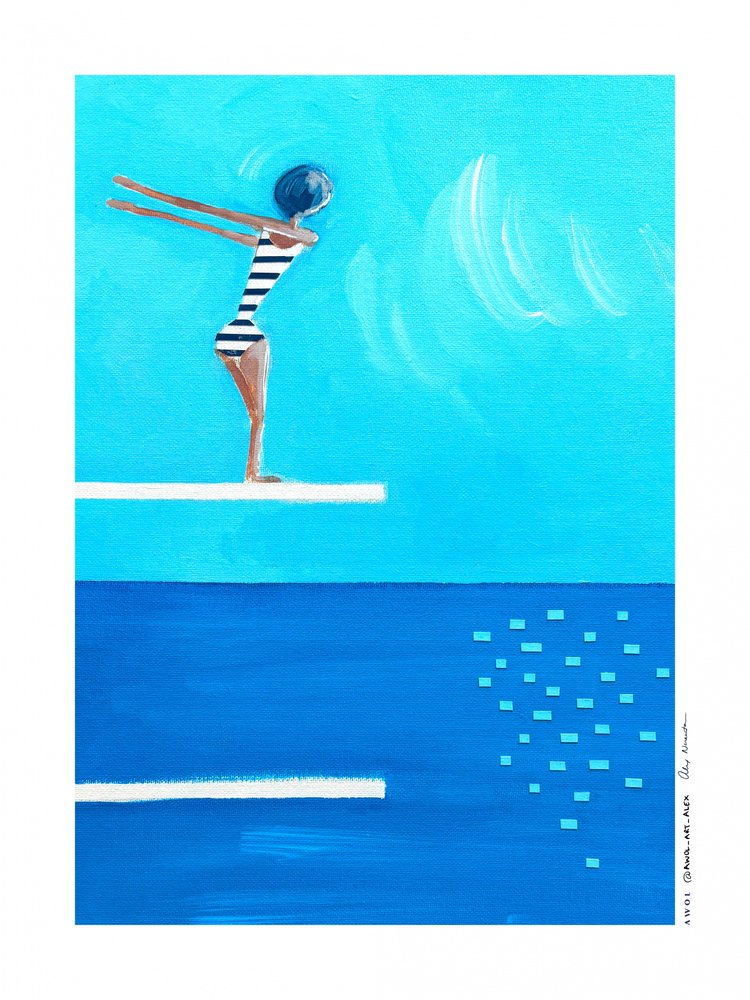 Sommerdyk af Awol Art Alex