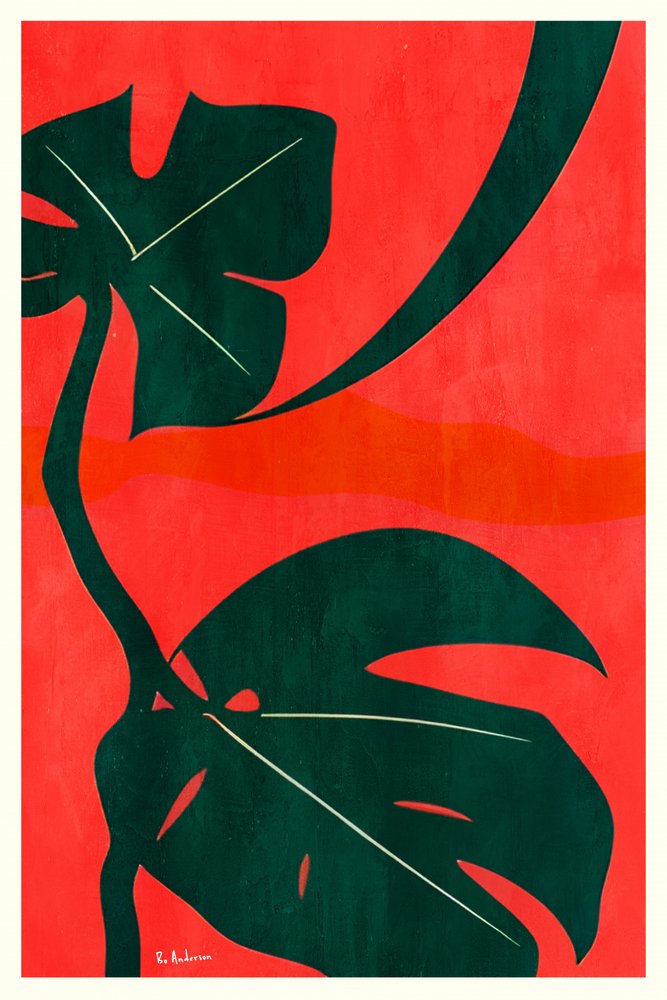 Monstera-jungleblade af Bo Anderson