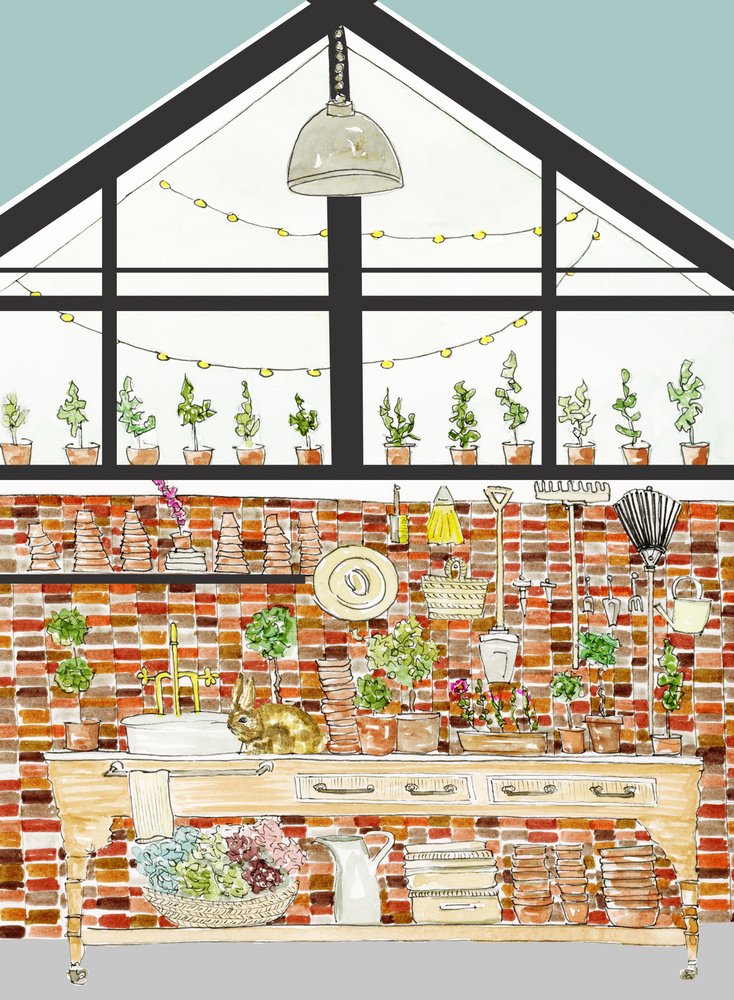 Landligt havehus af Breanna Megan Studio