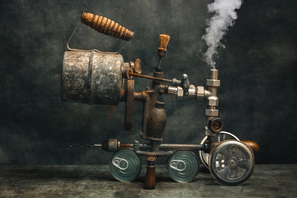 Finurlig steampunk-anordning af Brig Barkow