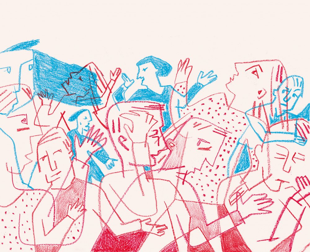 Kaotisk diskussion i forsamlingen af Catalina Somolinos