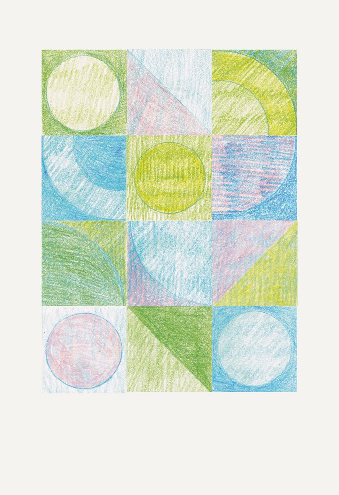 Blødt geometrisk mønster af Catalina Somolinos