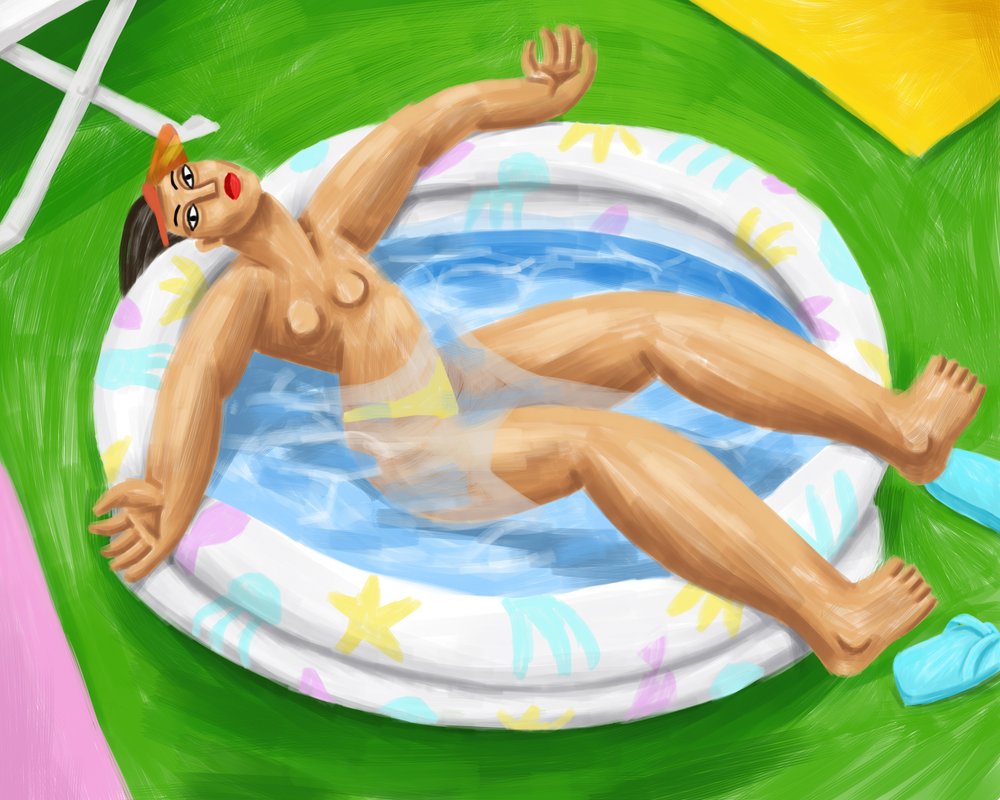 Cepe Privat swimmingpool af Cépé