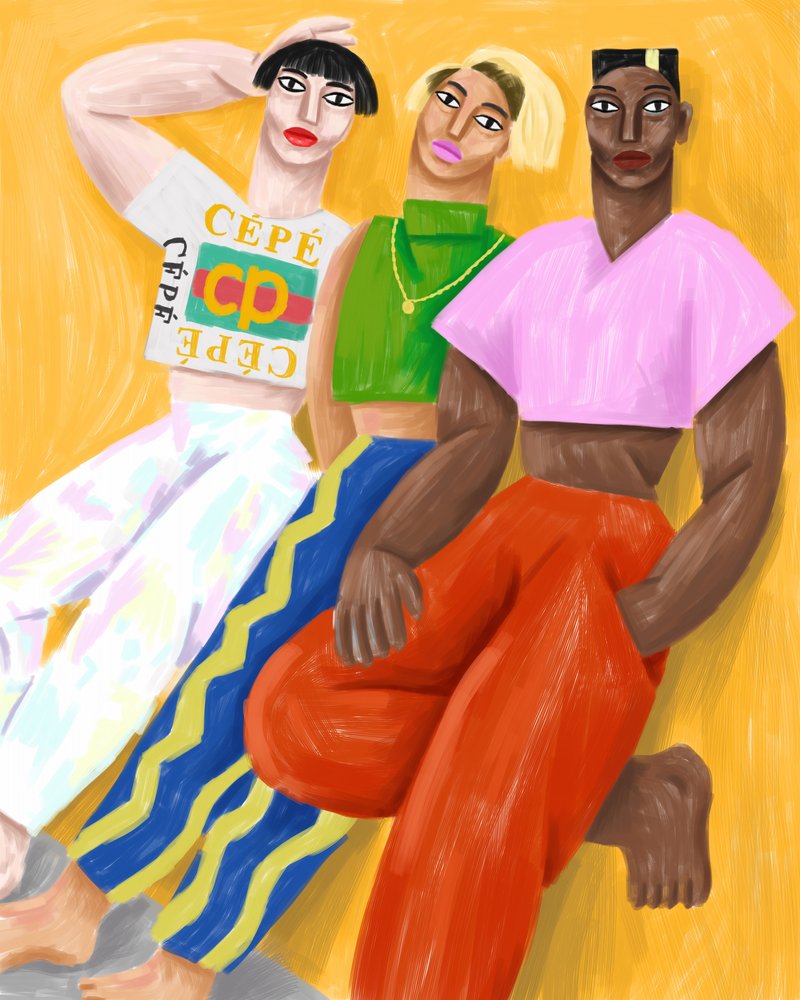 Gå over muren af Cépé