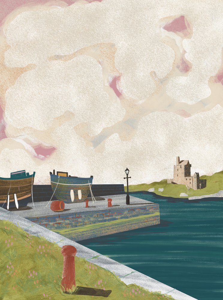 Den historiske Castle Harbor af Charlotte Trudgett