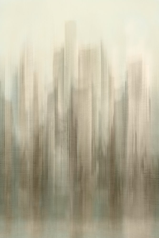 Abstrakt bysilhuet af Christina Sillen