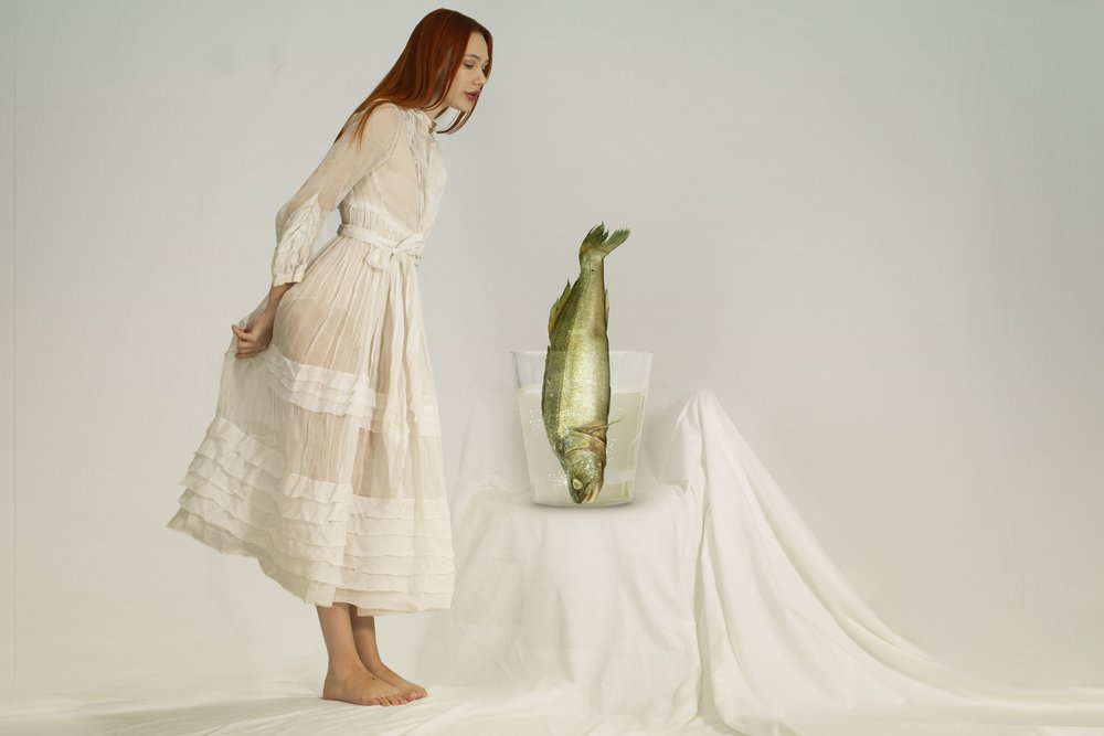 Den nysgerrige kvinde og fisken af Christine von Diepenbroek