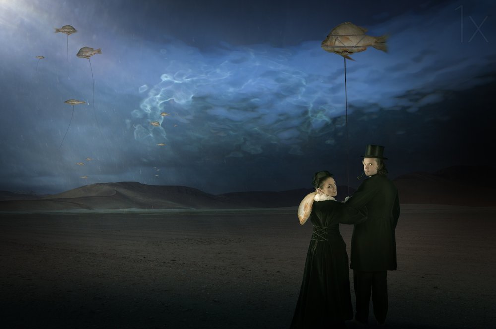 Surrealistisk flyvefisk af Christine von Diepenbroek