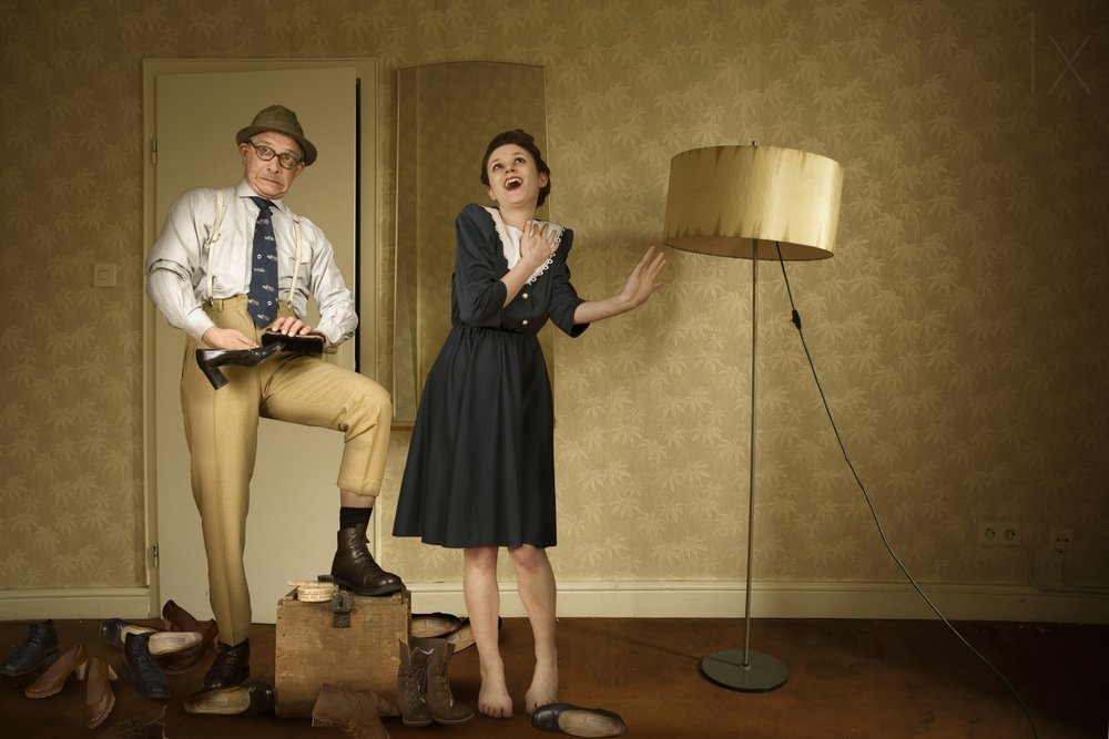 Vintage »Skomagerens latter« af Christine von Diepenbroek