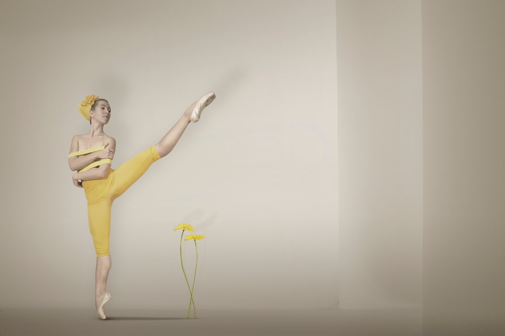 Den gule ballerina Grace af Christine von Diepenbroek