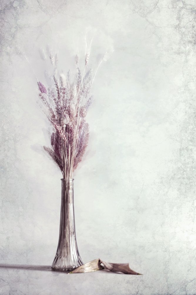 Et æterisk lavendel-stilleben af Cicek Kiral