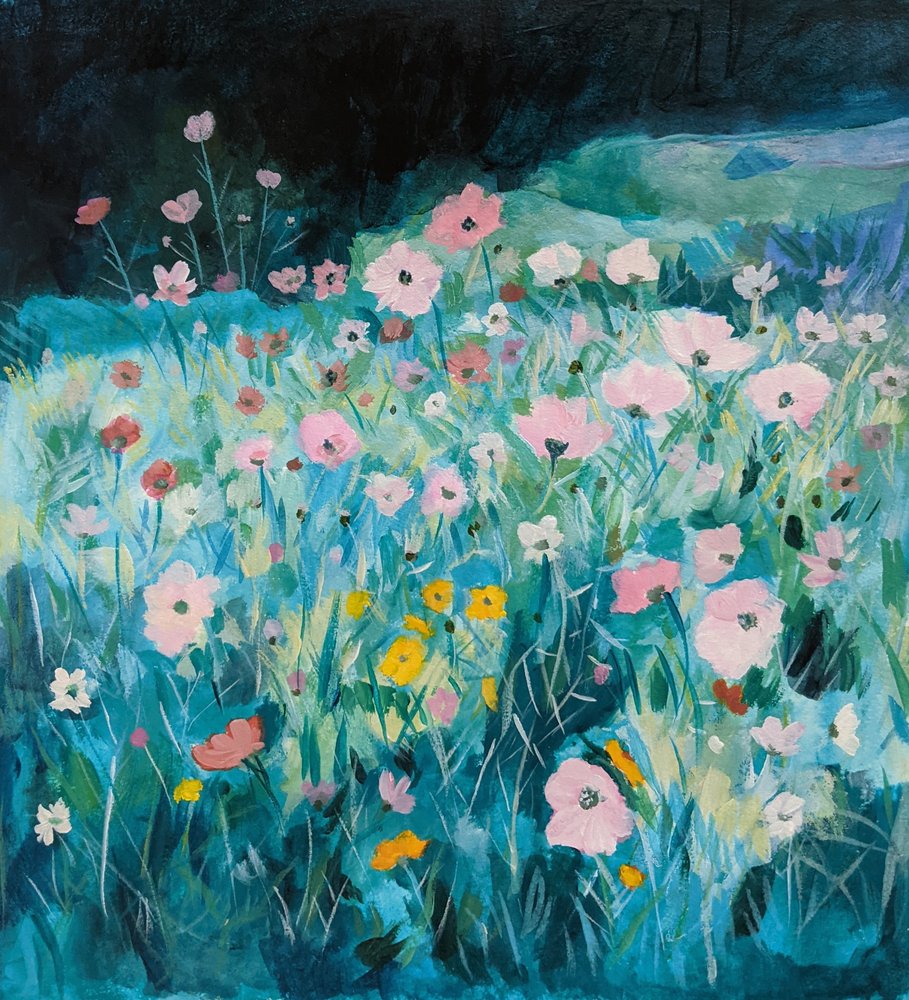 Drømmende blomstereng af Claire Whitehead