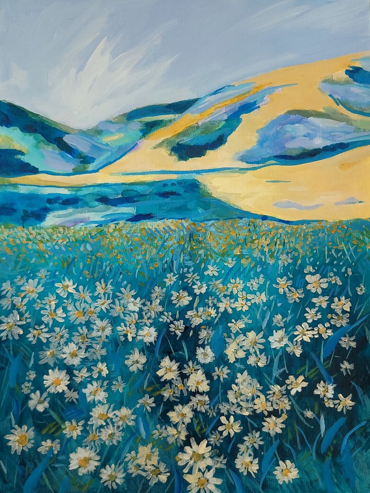 Golden Hills-tusindfrydmarken af Claire Whitehead