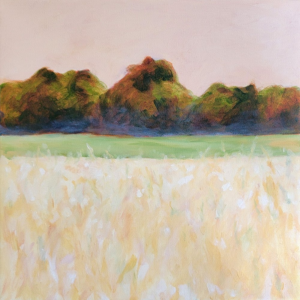 Pastelfarvet mark i horisonten af Claire Whitehead