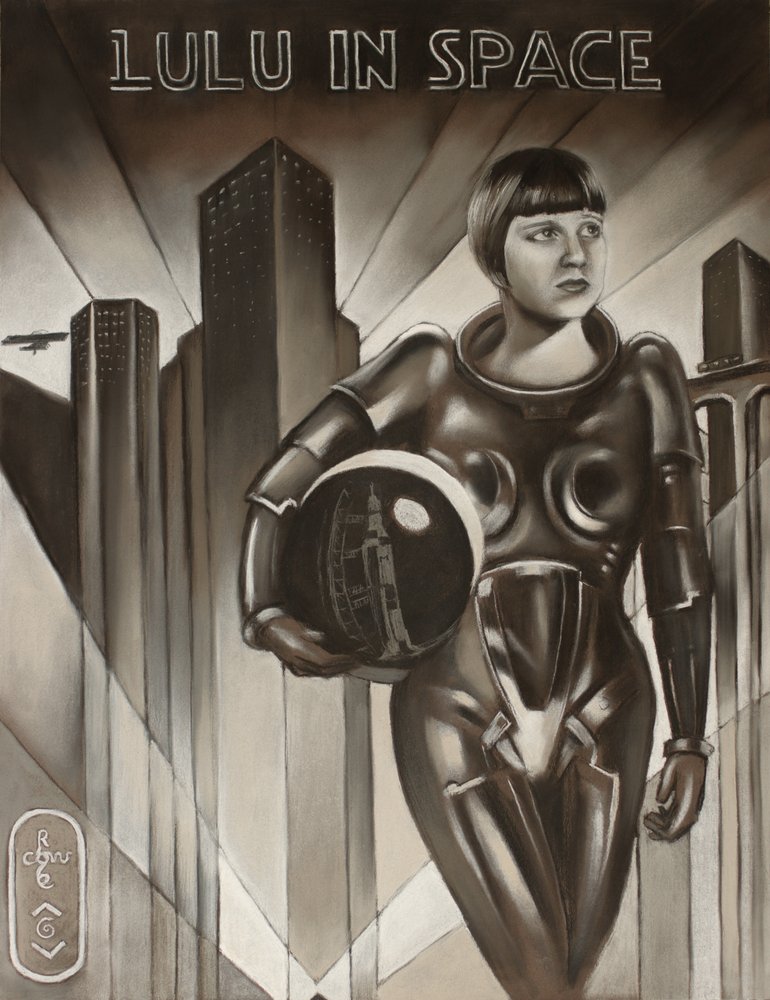 Art Deco-byens astronaut af Corné Akkers