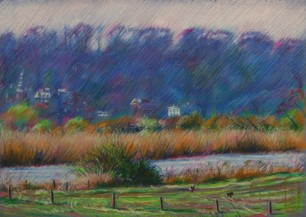 Autumn River Village af Corné Akkers