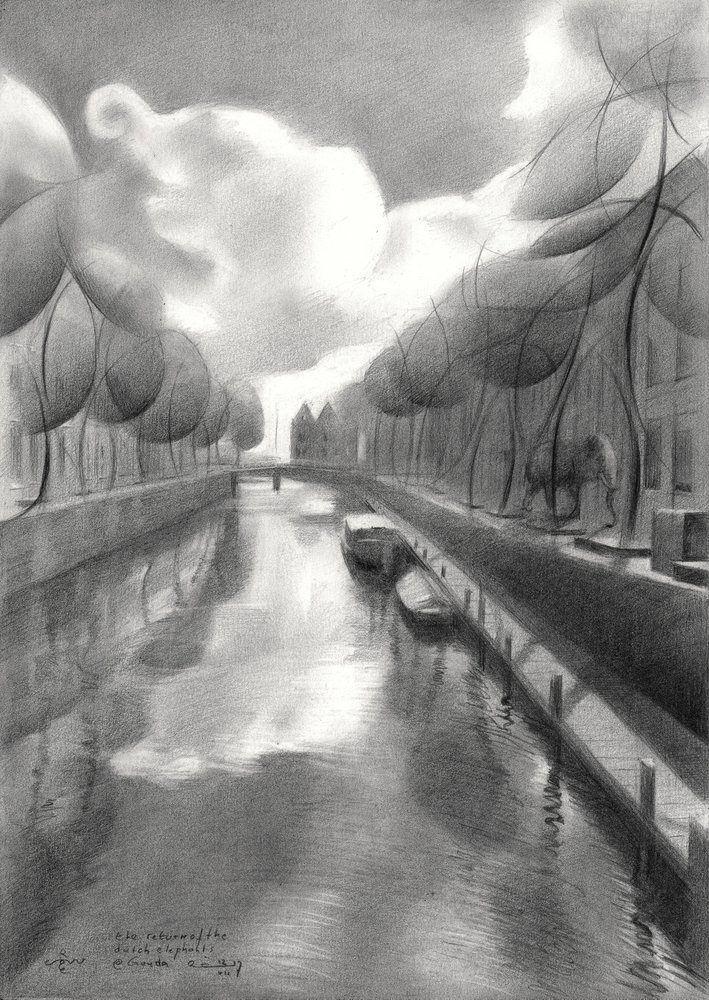Canal City Elefantdrøm af Corné Akkers