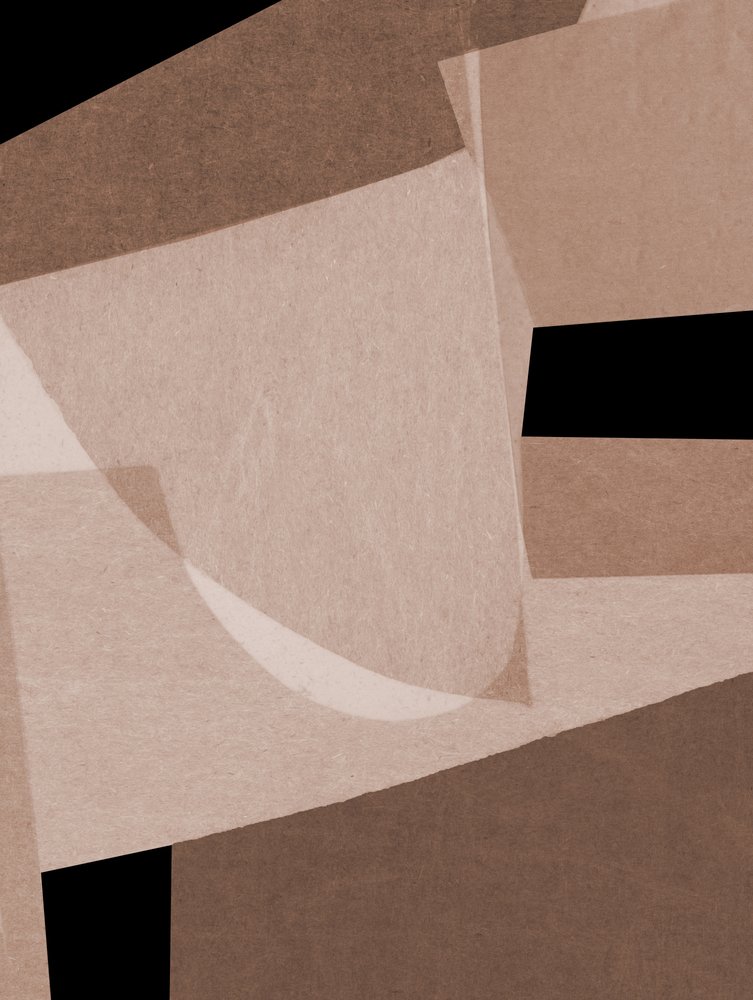 Abstrakt collage af Dan Hobday