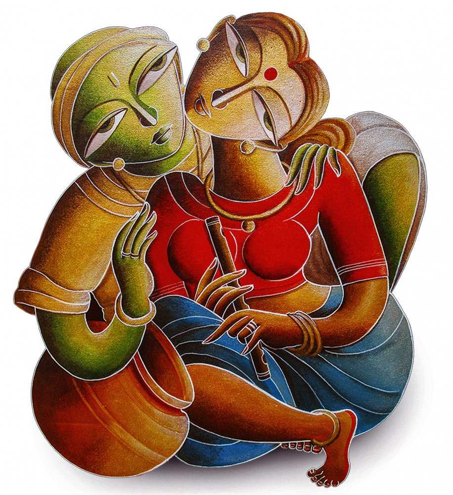 Indisk musikpar af Dhananjoy Mukherjee