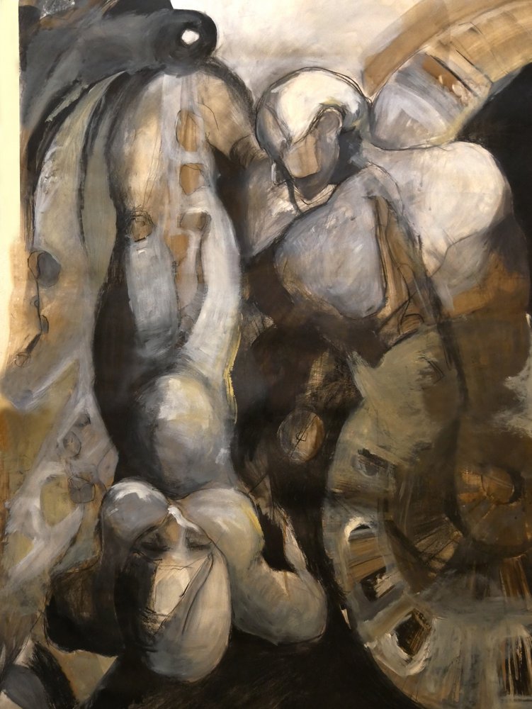 Abstrakte menneskefigurer af Doris Schmitz