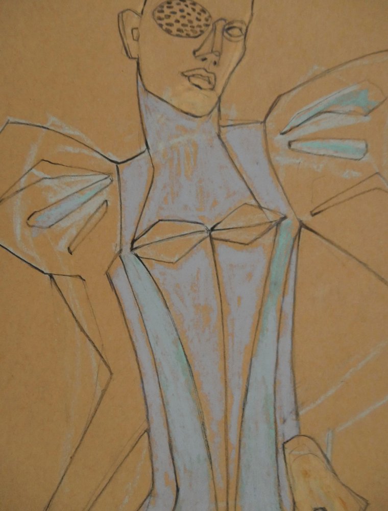 Avantgarde-modefigur af Doris Schmitz