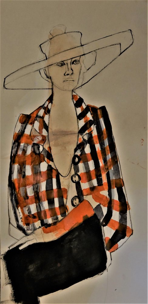 Et stilfuldt look med en ternet jakke af Doris Schmitz