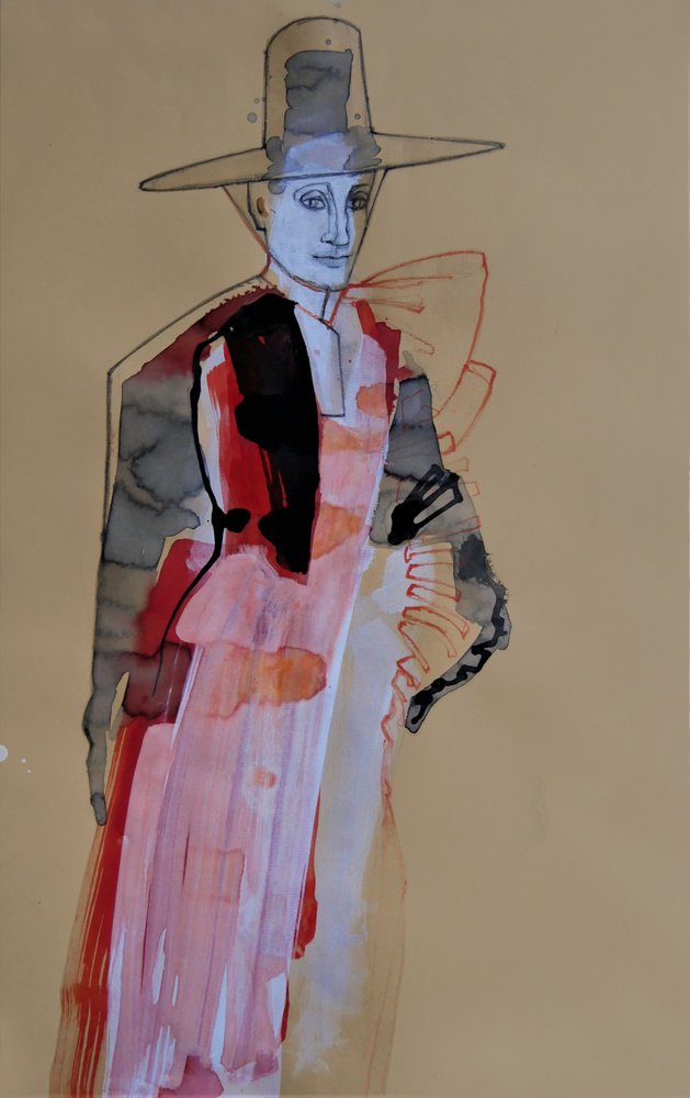 Elegant modefigur af Doris Schmitz