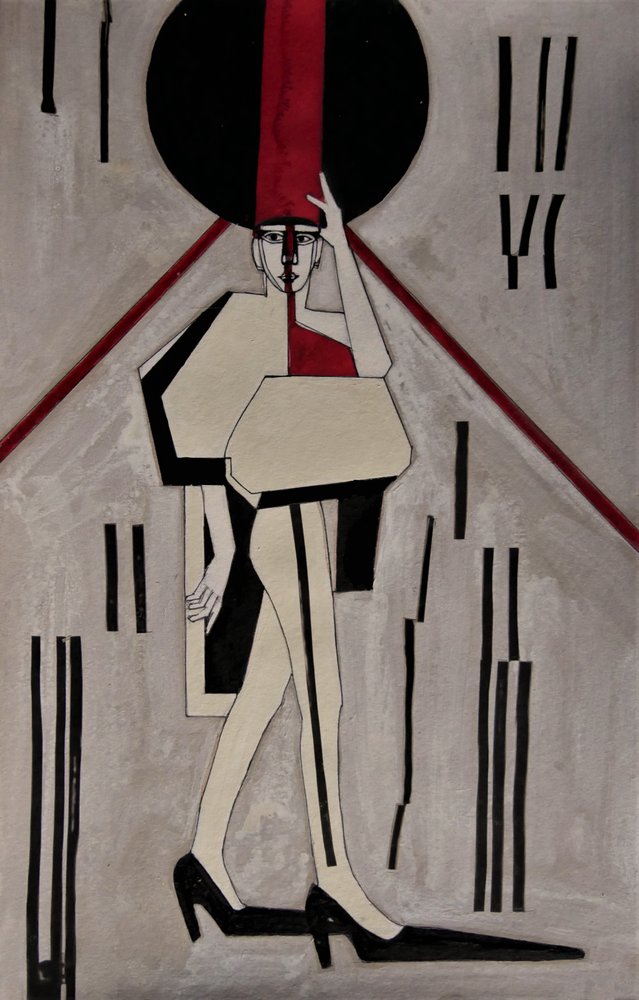 Moderne modefigur af Doris Schmitz