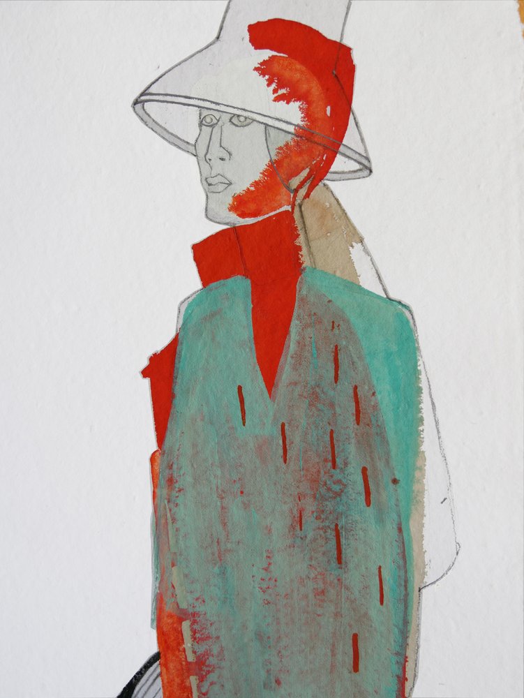 Red Splash-modefigur af Doris Schmitz