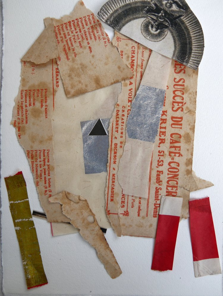 Vintage-papircollage af Doris Schmitz