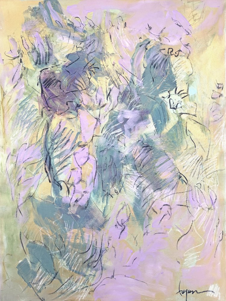 Blid, abstrakt ro af Dorothy Fagan