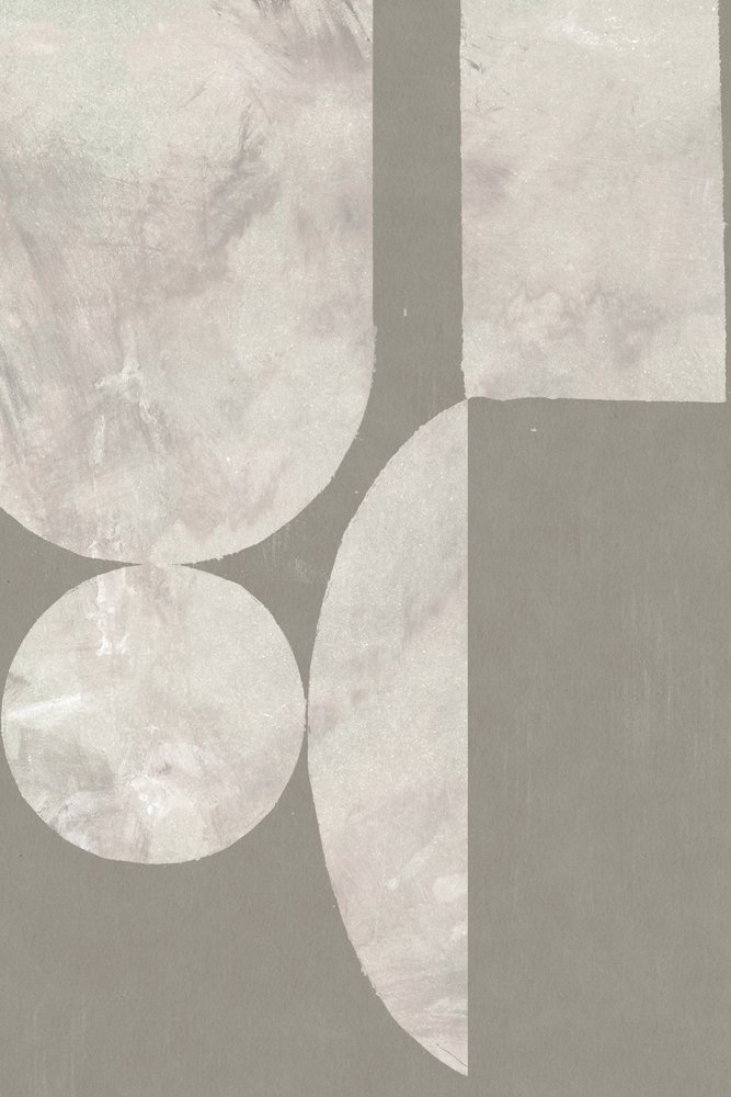 Afdæmpet geometrisk abstrakt af Edward Selkirk