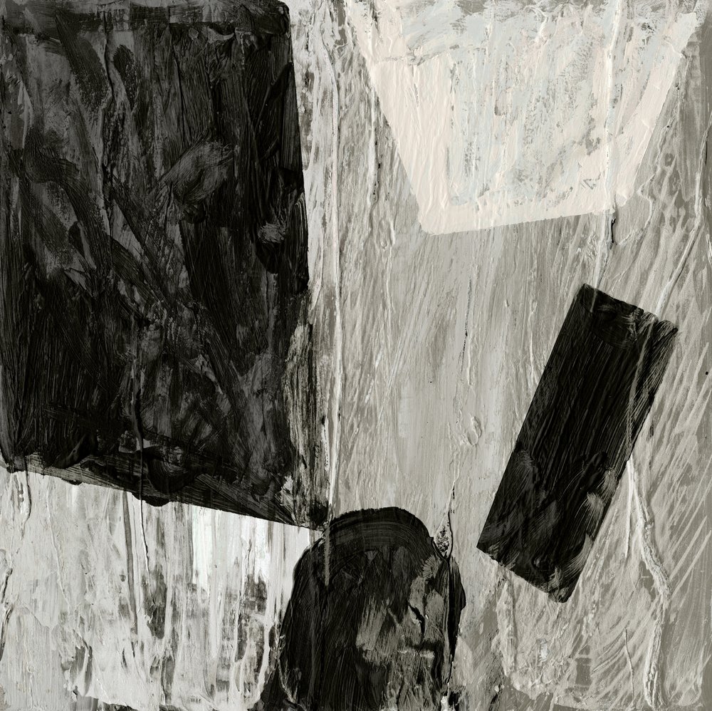 Struktureret, abstrakt, monokromatisk af Edward Selkirk