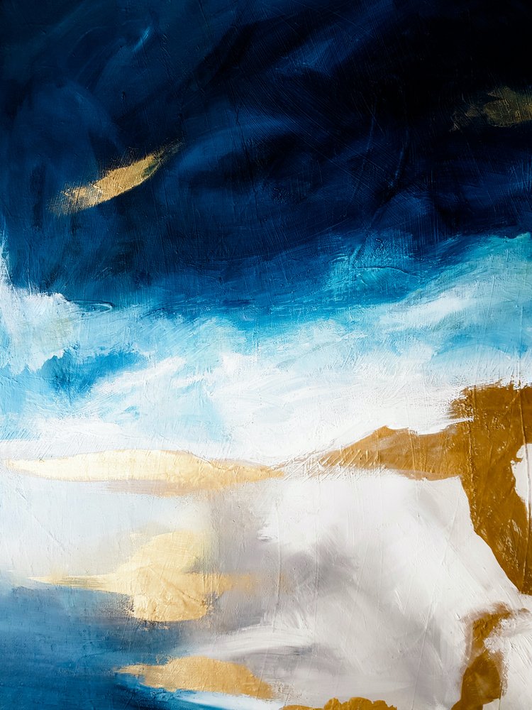 Blue Gold Horizon af Ejaaz Haniff