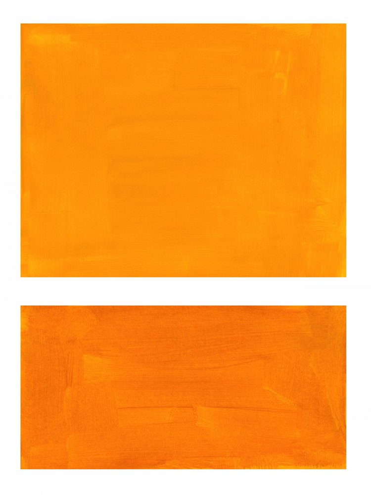 Varme, abstrakte orange nuancer af Ejaaz Haniff