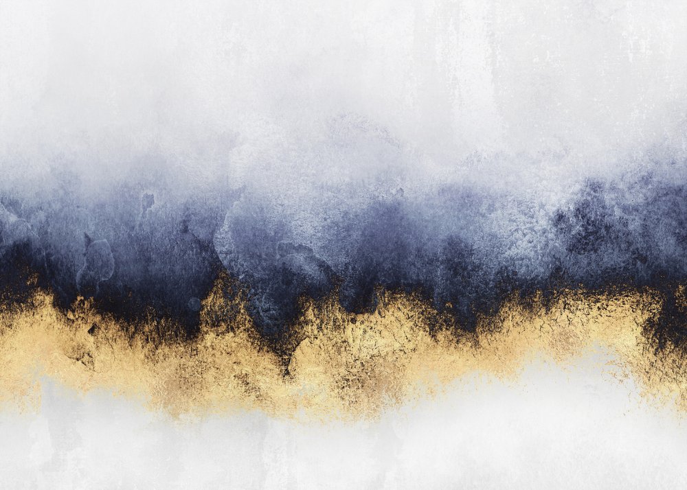 Indigo Gold Shimmer af Elisabeth Fredriksson