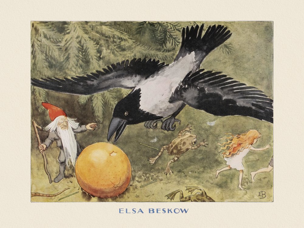Solægget Kråkan af Elsa Beskow