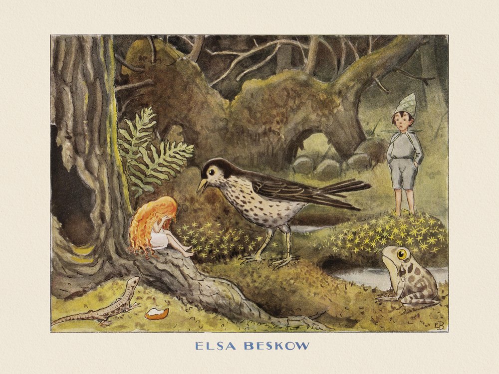Solægget Tårerne af Elsa Beskow